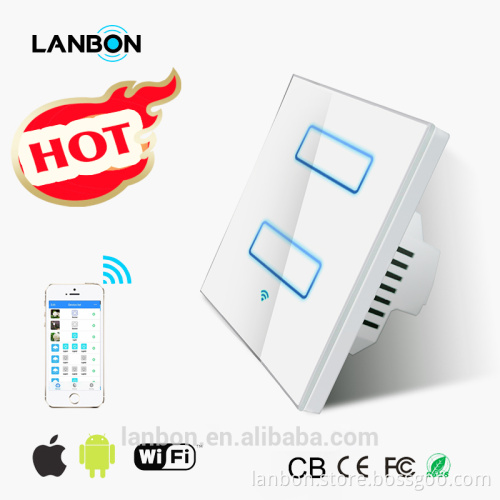 2016 Lanbon completed smart home , smart light/ curtain switch for smart home